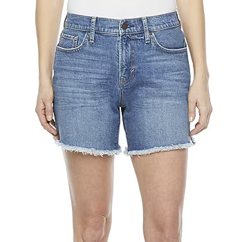 a.n.a Womens High Rise 5" Denim Boyfriend Short | JCPenney