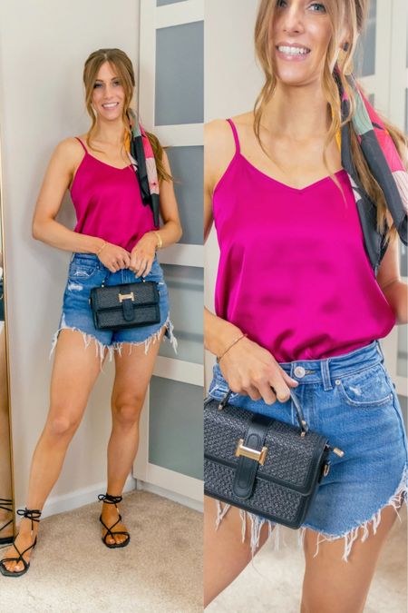 Love this outfit for easy elevated yet casual summer style!
Wearing a size small in the cami.
Wearing a size 4 in the shorts.
Summer outfits | casual summer outfits | Amazon fashion | amazon outfits | Amazon Summer | Jean shorts outfit | denim shorts 


#LTKFindsUnder100 #LTKFindsUnder50 #LTKStyleTip