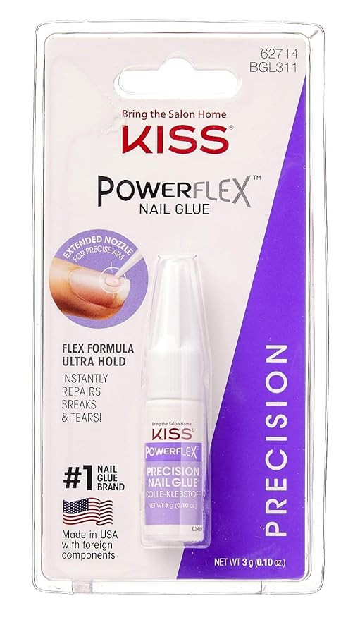 Kiss Powerflex Precision Nail Glue 0.10 Ounce (Pack of 3) | Amazon (US)