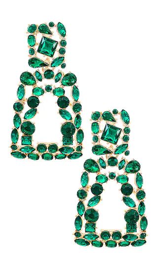 Bling Bling Earrings in Emerald | Revolve Clothing (Global)