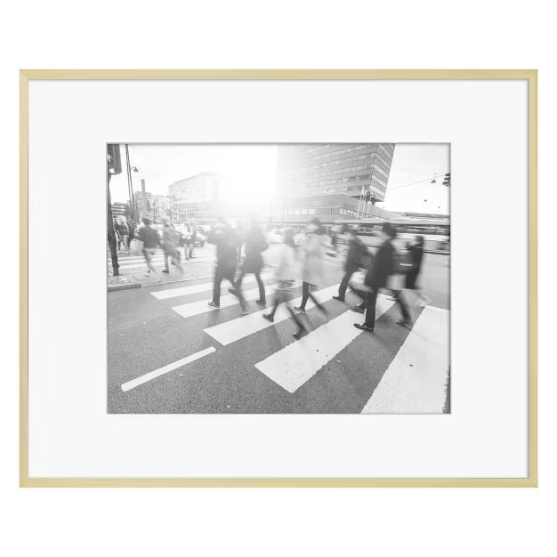 Thin Metal Matted Gallery Frame Gold - Project 62™ | Target