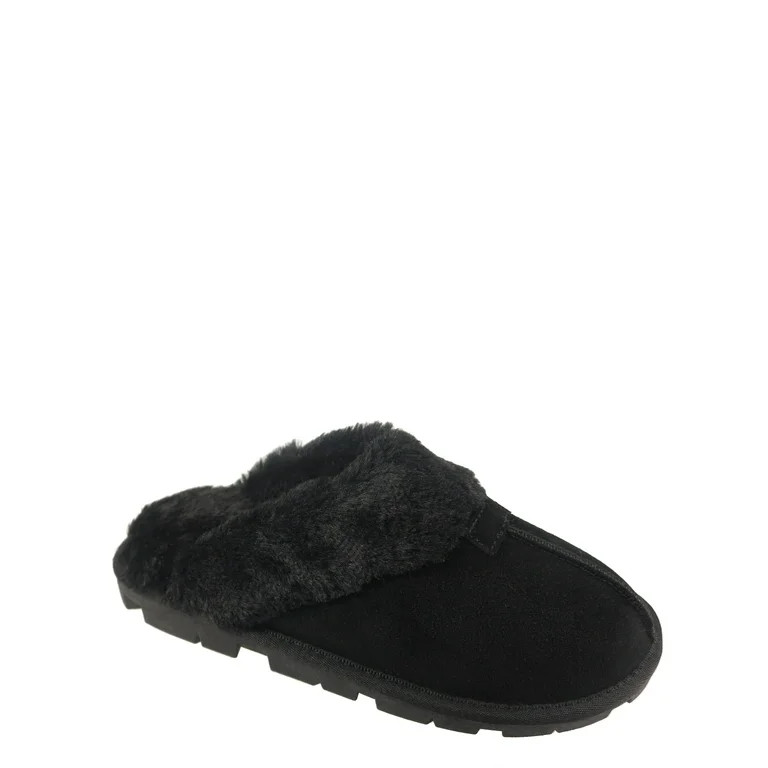 Joyspun Women's Genuine Suede Clog | Walmart (US)