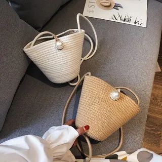 Woven Bucket Bag | YesStyle Global