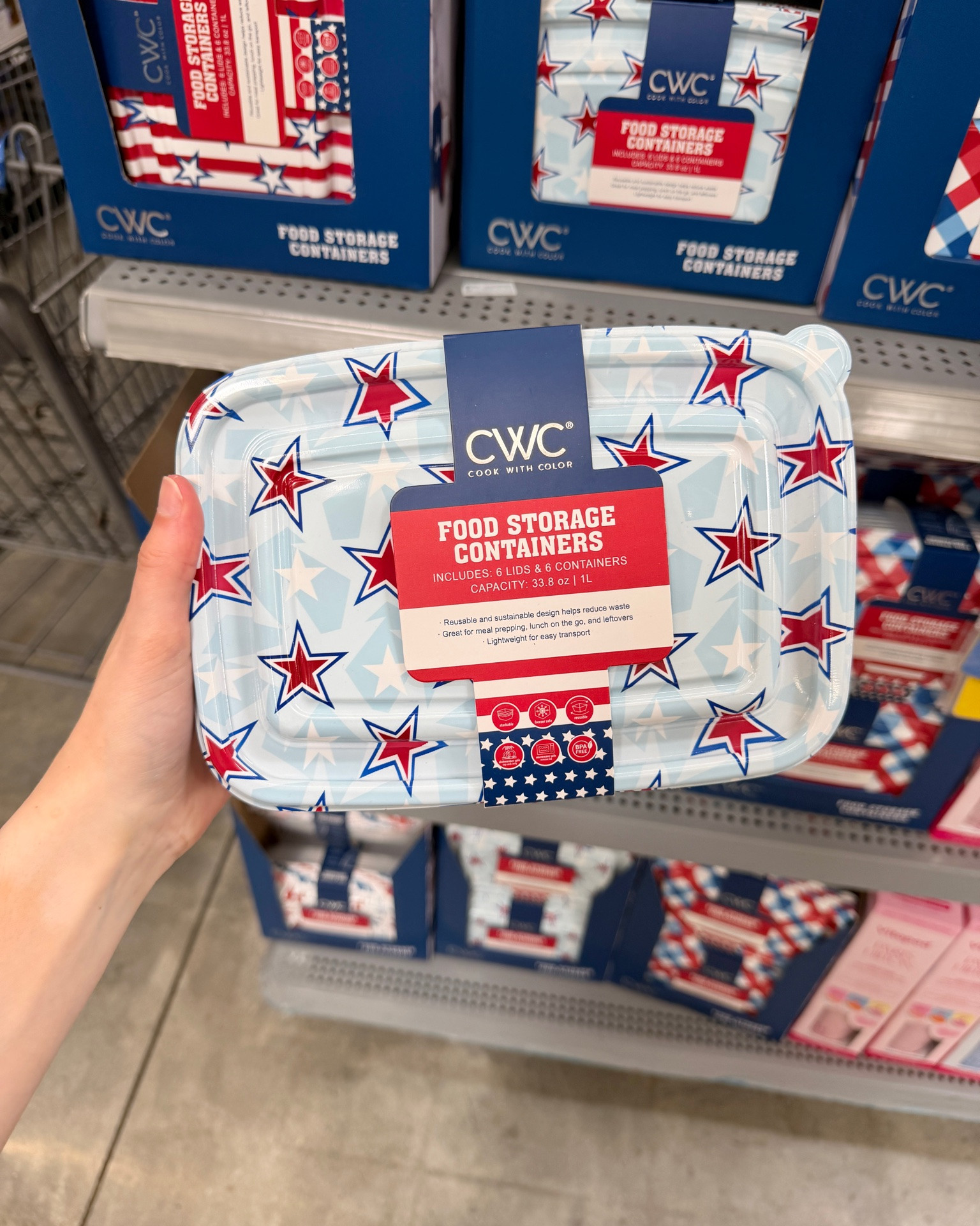 4th of July Themed Food Storage Containers at Walmart - 6 pack for $4.47

~ summer cookout supplies, summer vacation, Independence Day, summer holidays, 4th of July decor, Walmart finds, hosting essentials

#LTKSeasonal #LTKHome #LTKSaleAlert