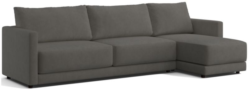 Gather 2-Piece Sectional Sofa + Reviews | Crate & Barrel | Crate & Barrel