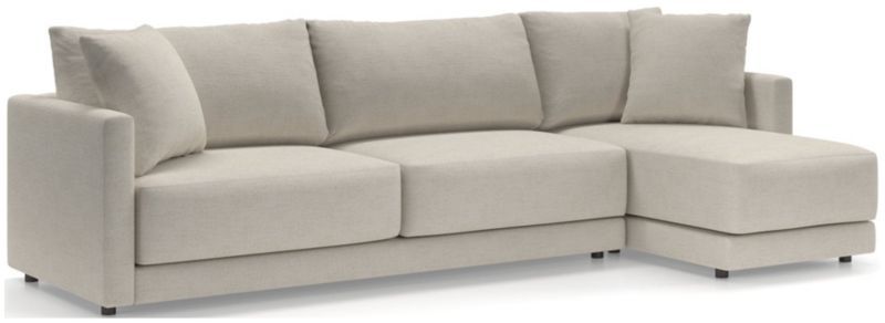 Gather 2-Piece Sectional Sofa + Reviews | Crate & Barrel | Crate & Barrel