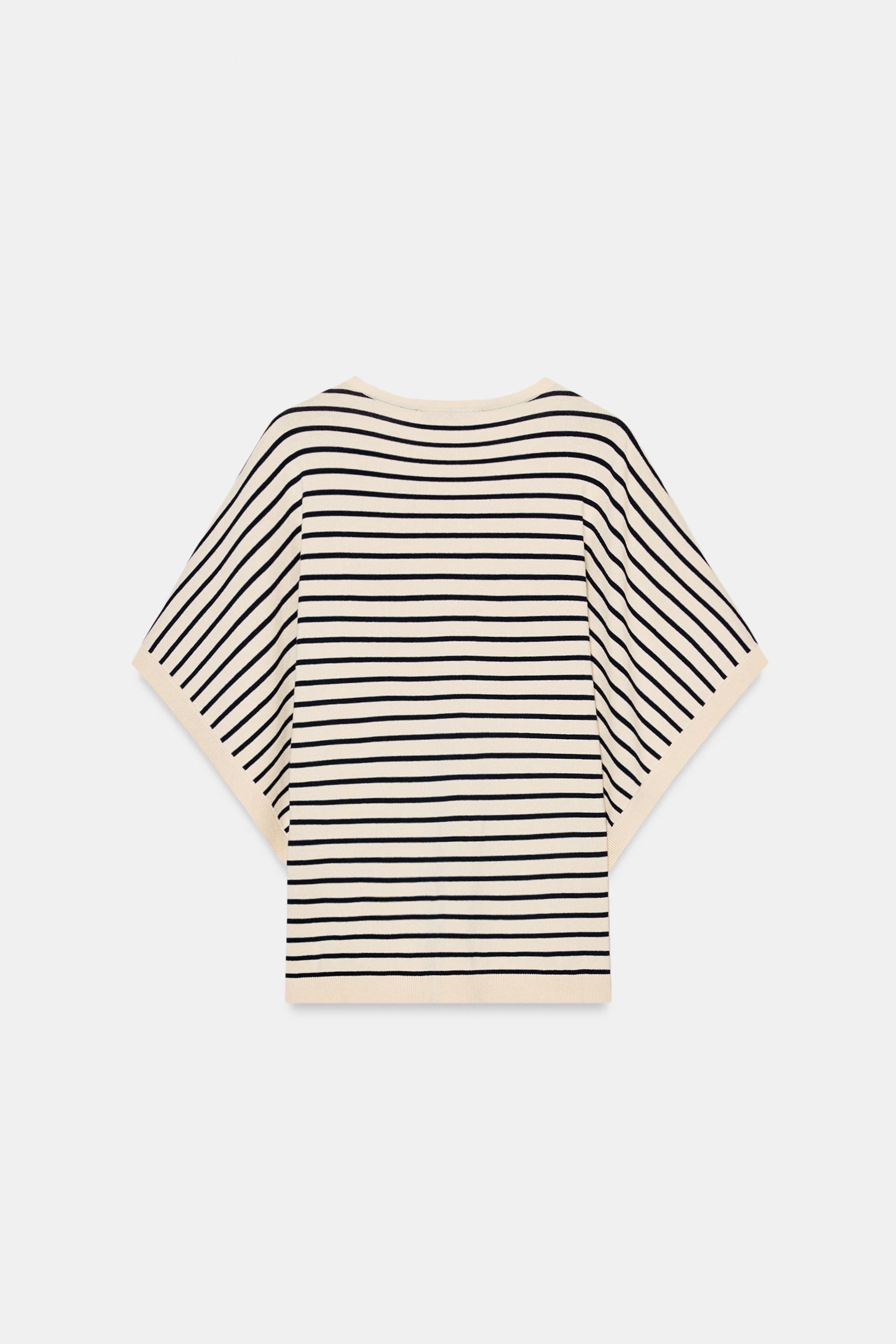 WIDE SLEEVE KNIT TOP | Zara US
