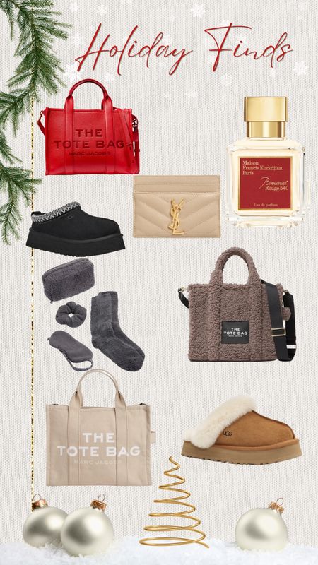 Holiday and winter finds! Obsessed! Definitely want the Barefoot Dreams set and the Marc Jacobs tote 

#LTKsalealert #LTKHoliday #LTKSeasonal