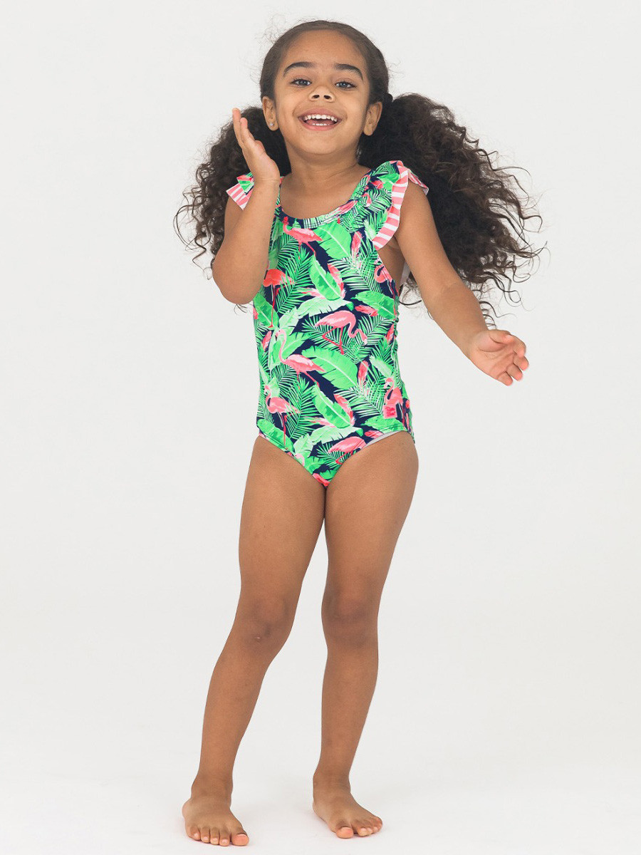 Ruffle V-Back One Piece | RuffleButts / RuggedButts