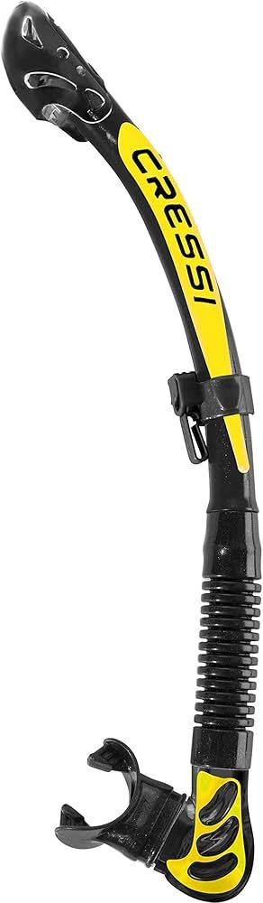 Cressi Foldable Adult Dry Snorkel for Scuba Diving, Snorkeling | Alpha Ultra Dry Made in Italy | Amazon (US)