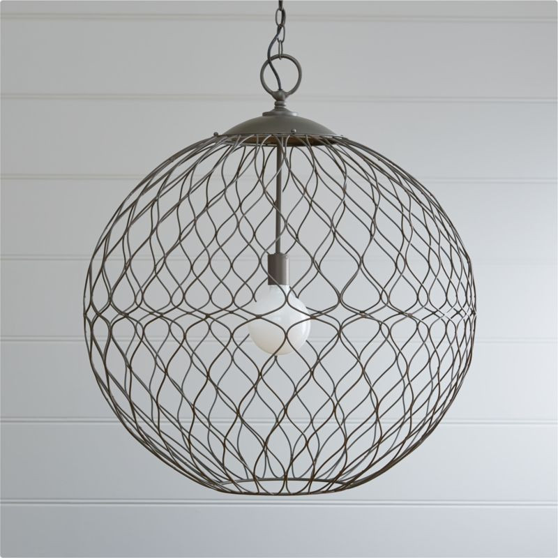 Hoyne Extra Large Pendant + Reviews | Crate & Barrel | Crate & Barrel