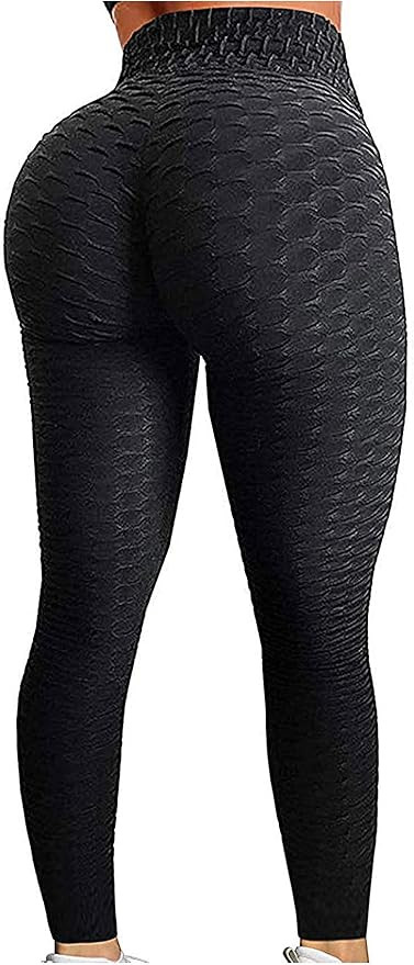 JGS1996 Women's High Waist Yoga Pants Tummy Control Slimming Booty Leggings Workout Running Butt ... | Amazon (US)