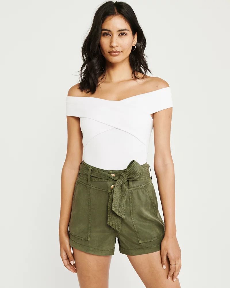 Off-the-Shoulder Bodysuit | Abercrombie & Fitch US & UK