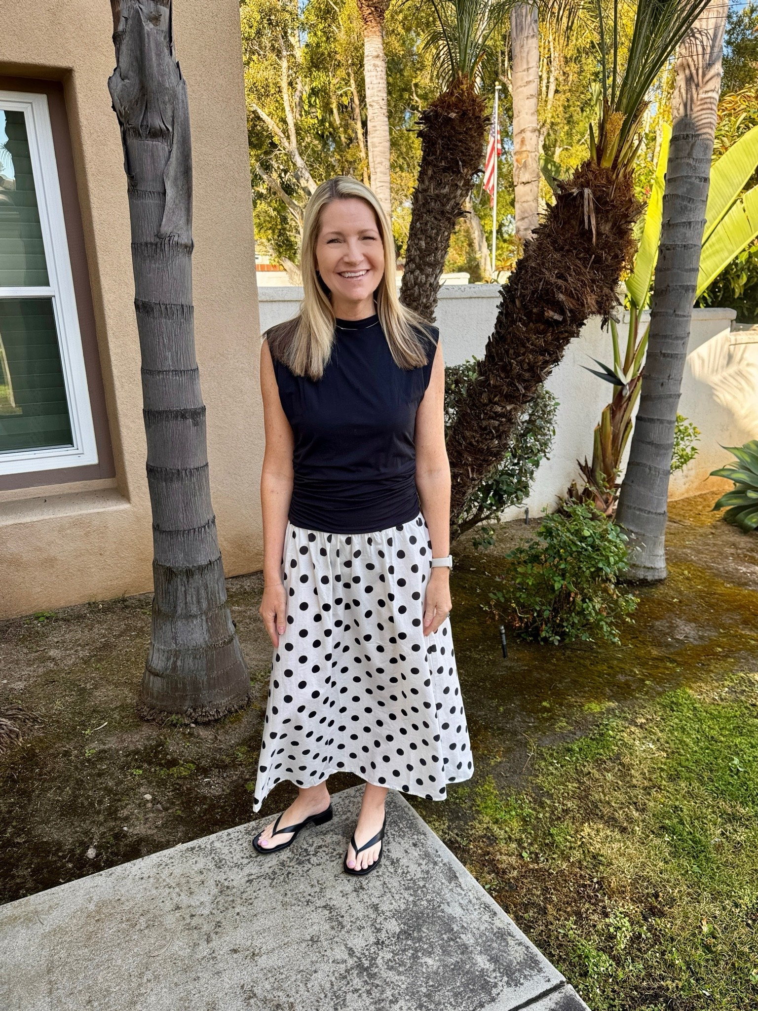 Friday Finds! This polka dot maxi skirt sold so fast in this print but it’s still available in the solid colors. It also has a matching tube top to make it a set. 

My Target sandals are on sale this week and come in multiple colors.

#LTKootd #LTKOver40 #LTKSeasonal