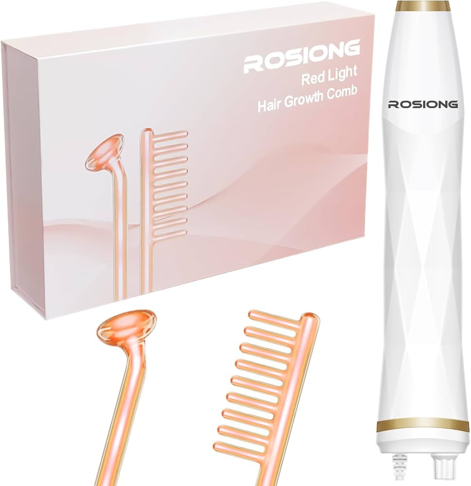 Hair Growth Comb - Rosiong Red Light Therapy Hair Growth Device Comb for Hair Loss And Alopecia | Amazon (US)