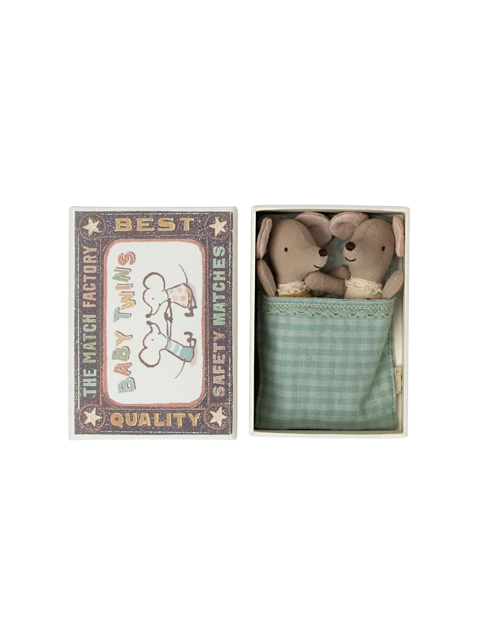 Maileg Baby Mice Twins in Matchbox | Weston Table