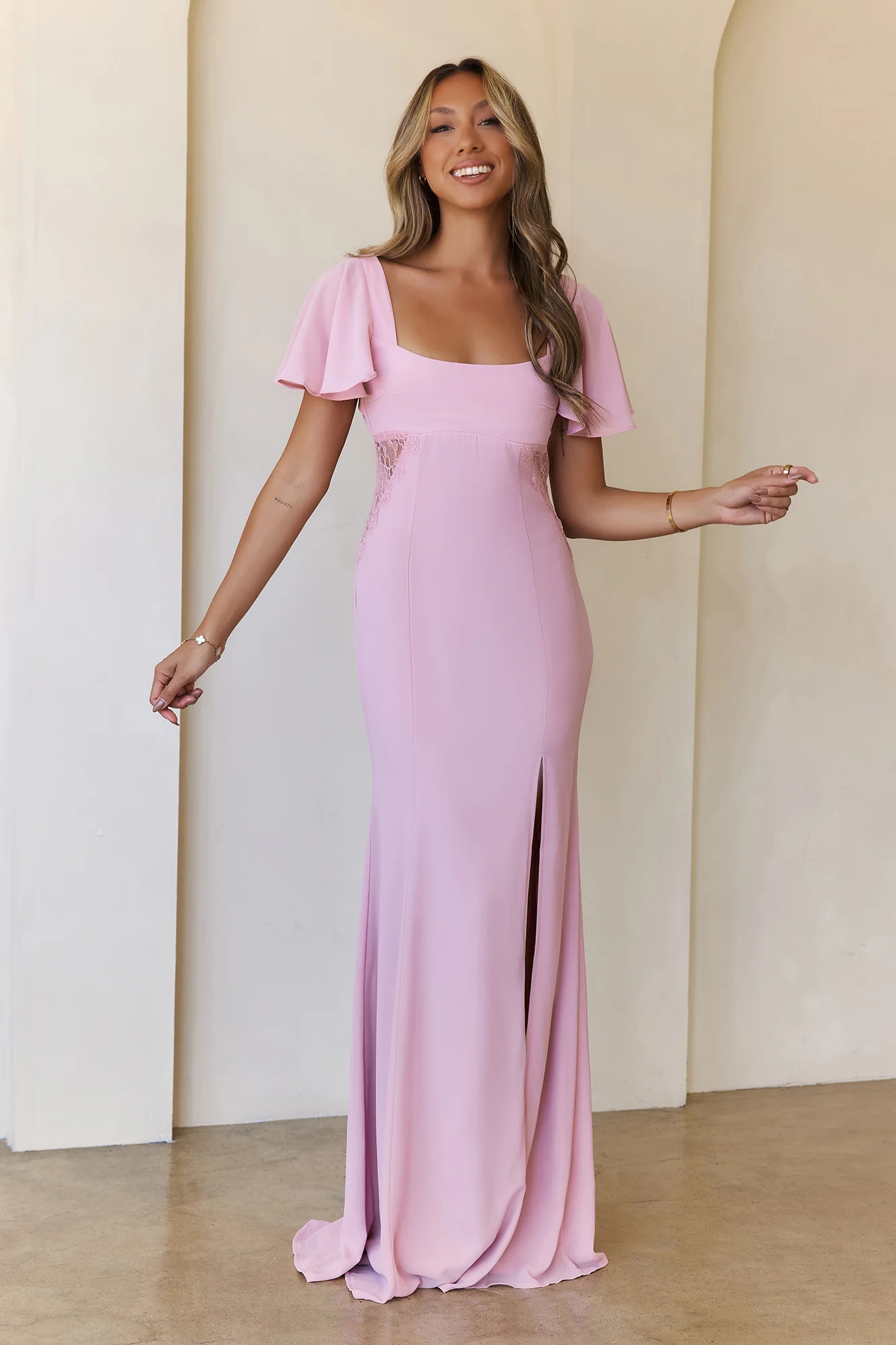 Sweeter Dreaming Maxi Dress Pink | Hello Molly (US)