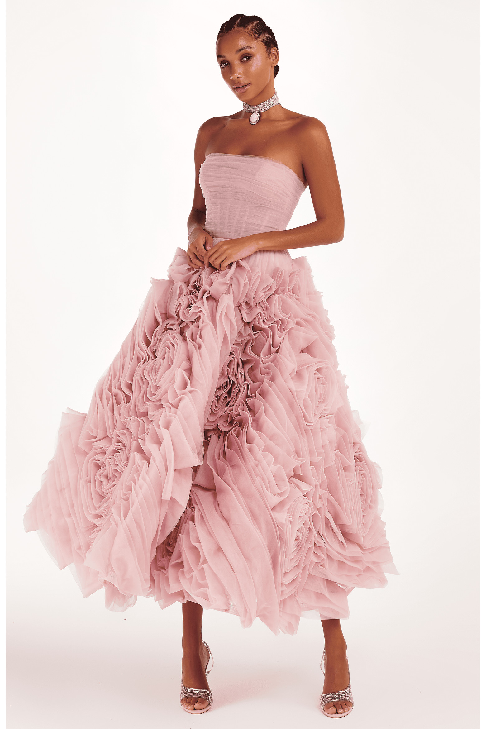Milla A-Line Tulle Midi Formal Occasion Dress (Women) | Nordstrom | Nordstrom
