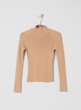 Kimmy Mix-Ribbed Mock-Neck Sweater | Who What Wear Collection