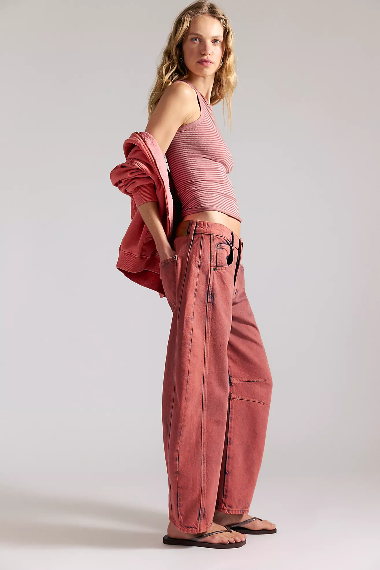 We The Free Good Luck Mid-Rise Barrel Jeans | Free People (Global - UK&FR Excluded)