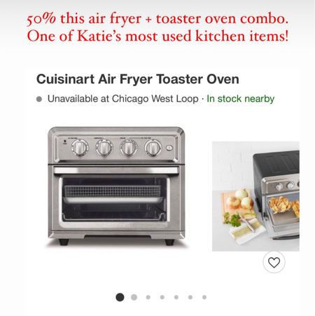 50% off the best air fryer/toaster combo!

#LTKhome #LTKsalealert