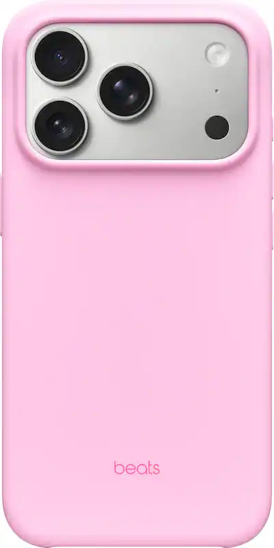 Beats - iPhone 17 Pro Case with MagSafe and Camera Control - Pebble Pink | Best Buy U.S.