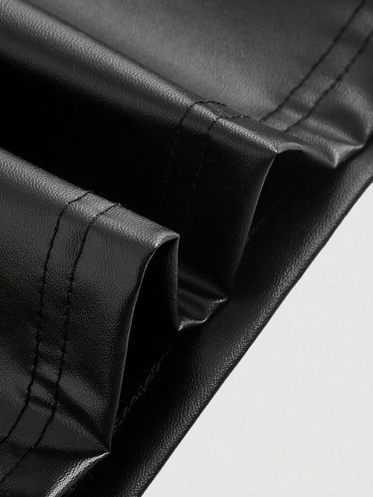 SHEIN MOD Vintage Faux Leather Pants For Women | SHEIN