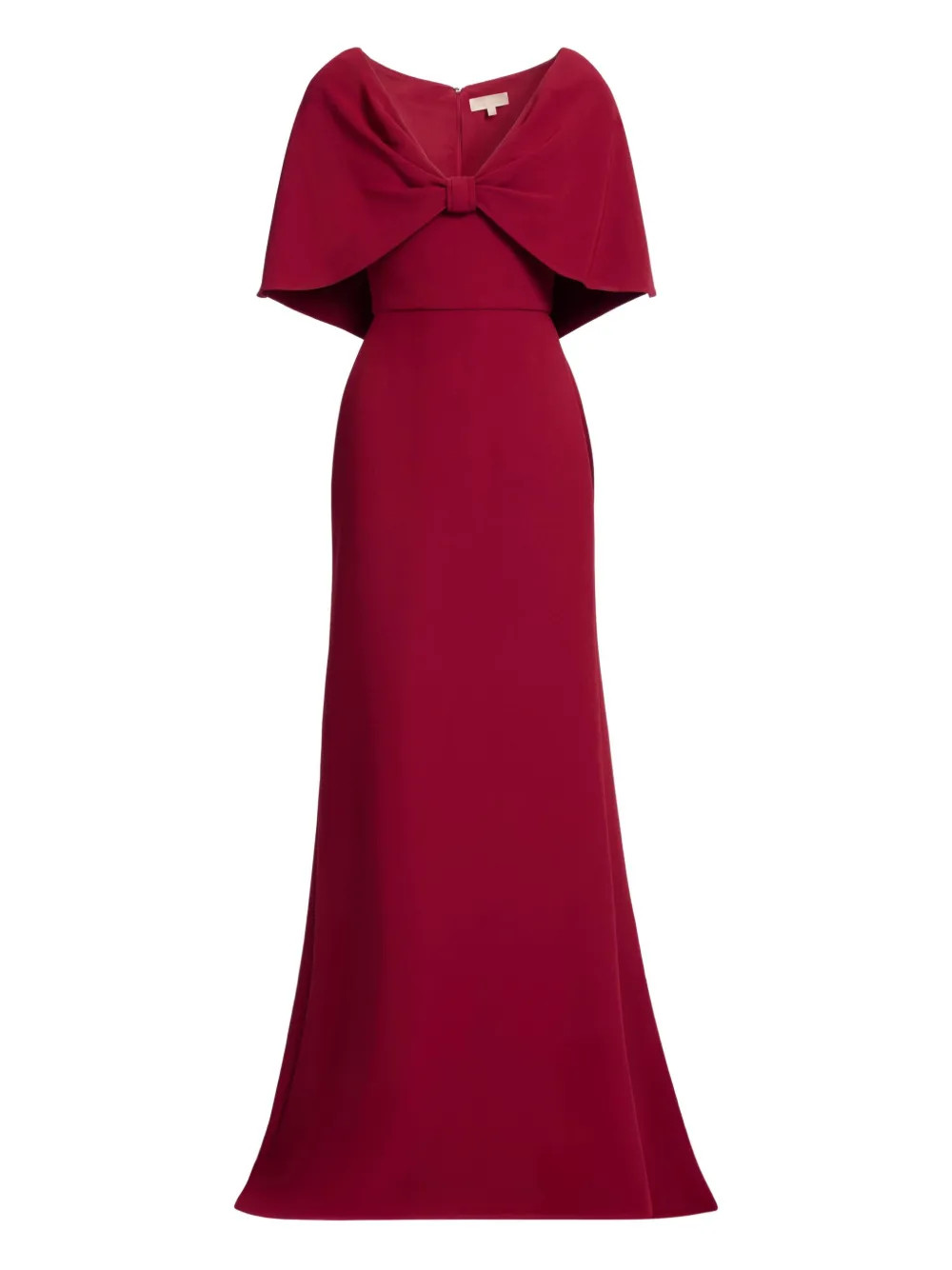 Elie Saab Robe Longue à Col v | Rouge | FARFETCH FR | Farfetch Global
