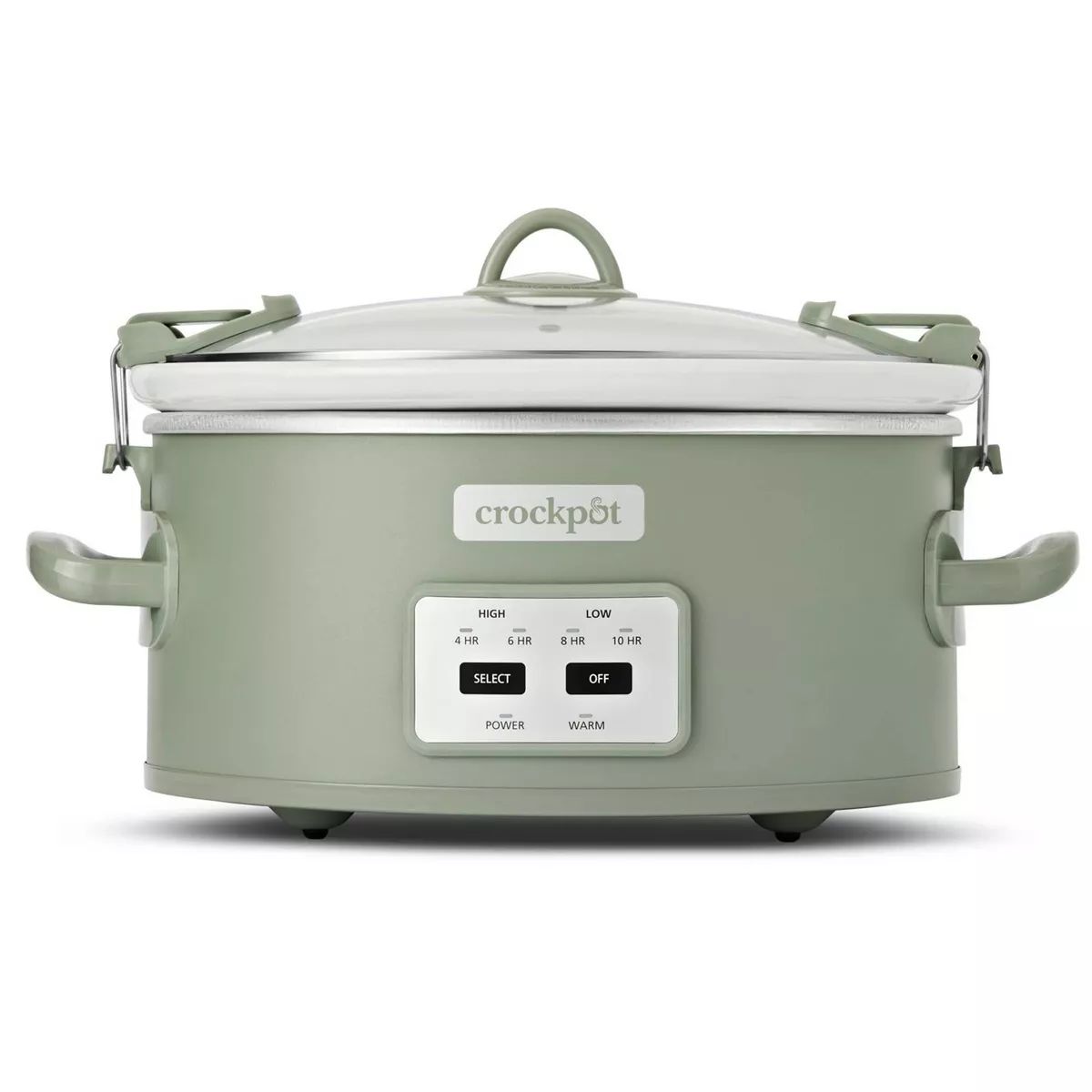 Crock-Pot 6qt Cook & Carry One Touch Programmable Slow Cooker Moonshine Green | Target