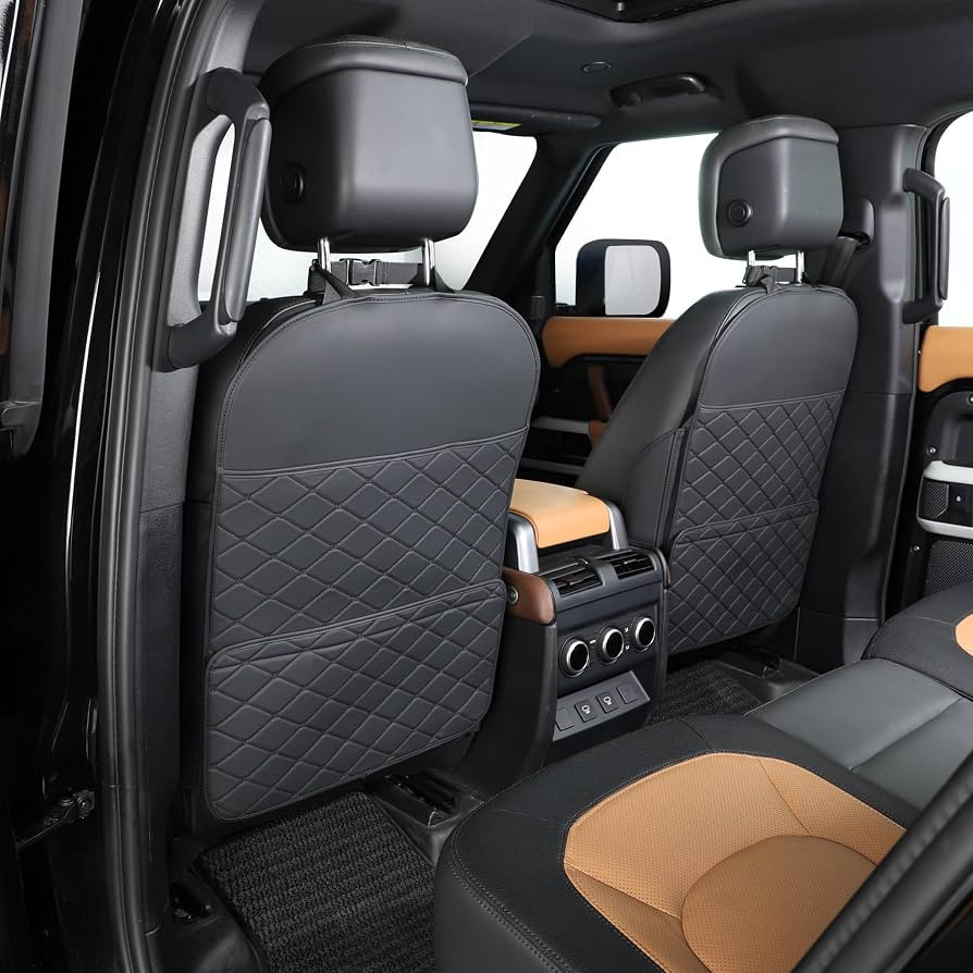 Seat Back Protector + Large Capacity Pocket Storage Organizer,Preventing the Impact of Children S... | Amazon (US)