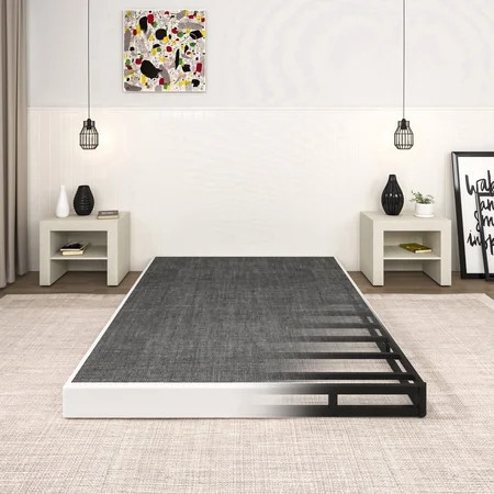 NULS Queen Box Springs 5 inch, Heavy Duty Metal Mattress Foundation with Cover, Easy Assembly | Walmart (US)