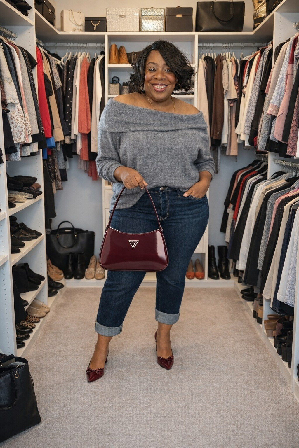 Me and my Ruby Red shoes and handbag. 

#LTKPlusSize #LTKPetite #LTKOver40