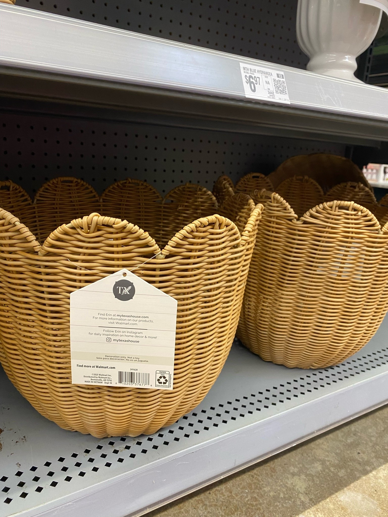 I love these scalloped decor baskets!! Would be super cute styled in your home. Super affordable too!

#LTKHome
