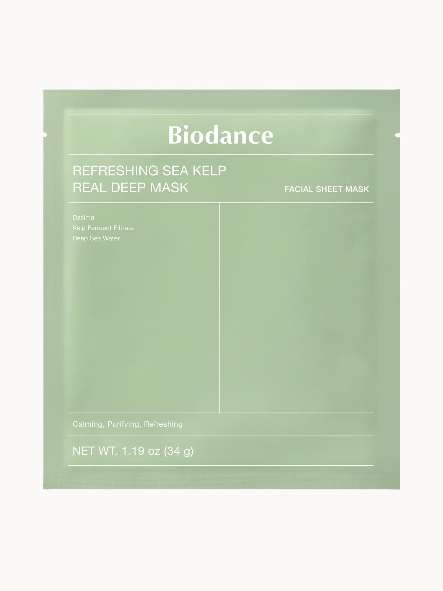 Biodance Calming Sea Kelp Real Deep Mask (4 Pack) | Look Fantastic (UK)
