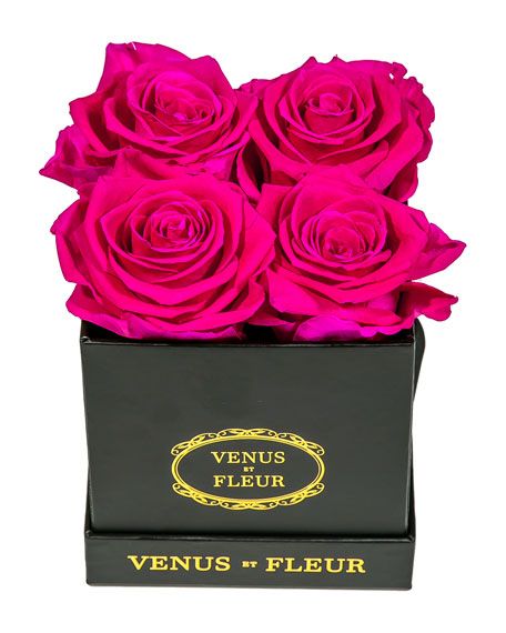 Venus ET Fleur Classic Petite Square Rose Box | Neiman Marcus