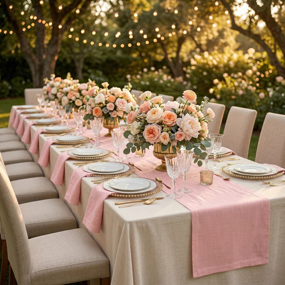 Diana Medium Weight Table Runner | Solino Home
