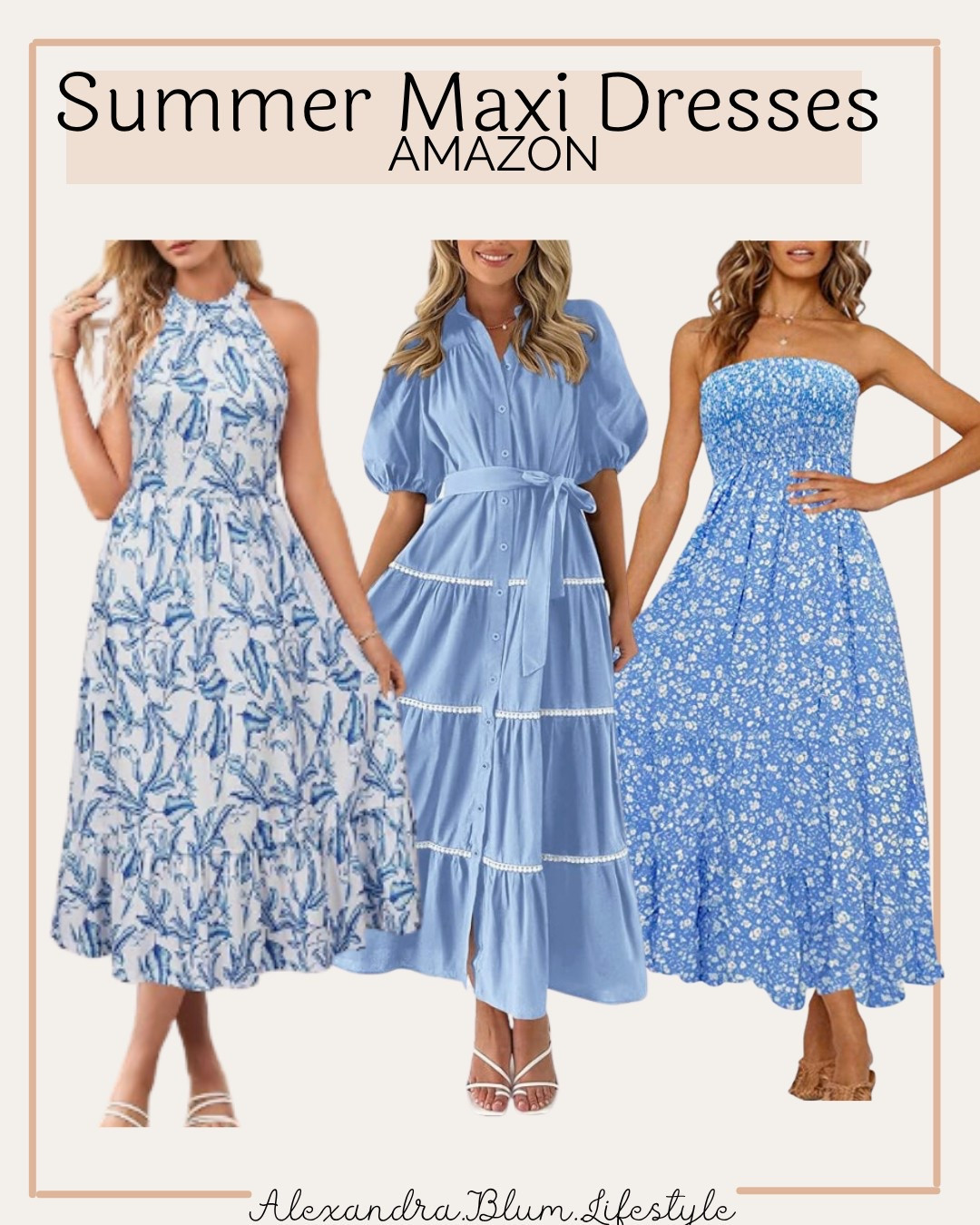 Light blue dresses from Amazon! Easter dress! White dress! Spring outfits! Amazon fashion! Graduation dress! Amazon dresses! Spring wedding guest dresses! Perfect dresses for date night outfits! dresses! Date night dresses! Spring dresses! Vacation dresses! Spring trends! Summer dresses! Summer dress! Summer trends! Summer wedding guest dress

#LTKFindsUnder100 #LTKFindsUnder50 #LTKSummerEdit
