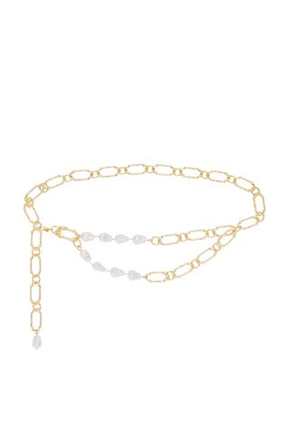petit moments Mila Chain Belt in Gold from Revolve.com | Revolve Clothing (Global)