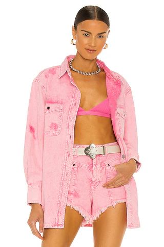 retrofete Doreen Shirt in Vintage Pink from Revolve.com | Revolve Clothing (Global)