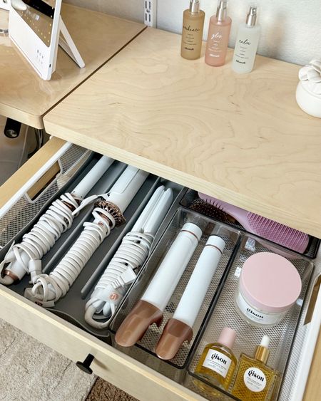 WALMART DRAWER ORGANIZERS + AMAZON BEAUTY FINDS✨ my current favorite way to keep all my beauty products organized! The hot tools organizer holds up to 3 hair tools for under $25. I love using the medium bins for my hair tool accessories and my current favorite hair products I’m always reaching for. The medium bins come in a set of 2 for less than $8! 

Organization, Walmart Organizer, Amazon Beauty, Amazon Hair, Drawer Organizer, Madison Payne

#LTKhome #LTKSeasonal #LTKbeauty