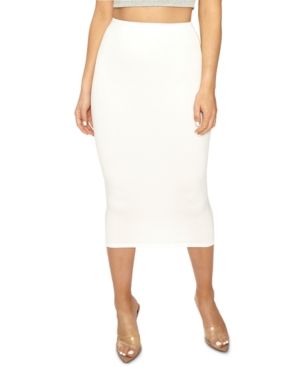 Naked Wardrobe The Nw Bae-Sic Midi Skirt | Macys (US)