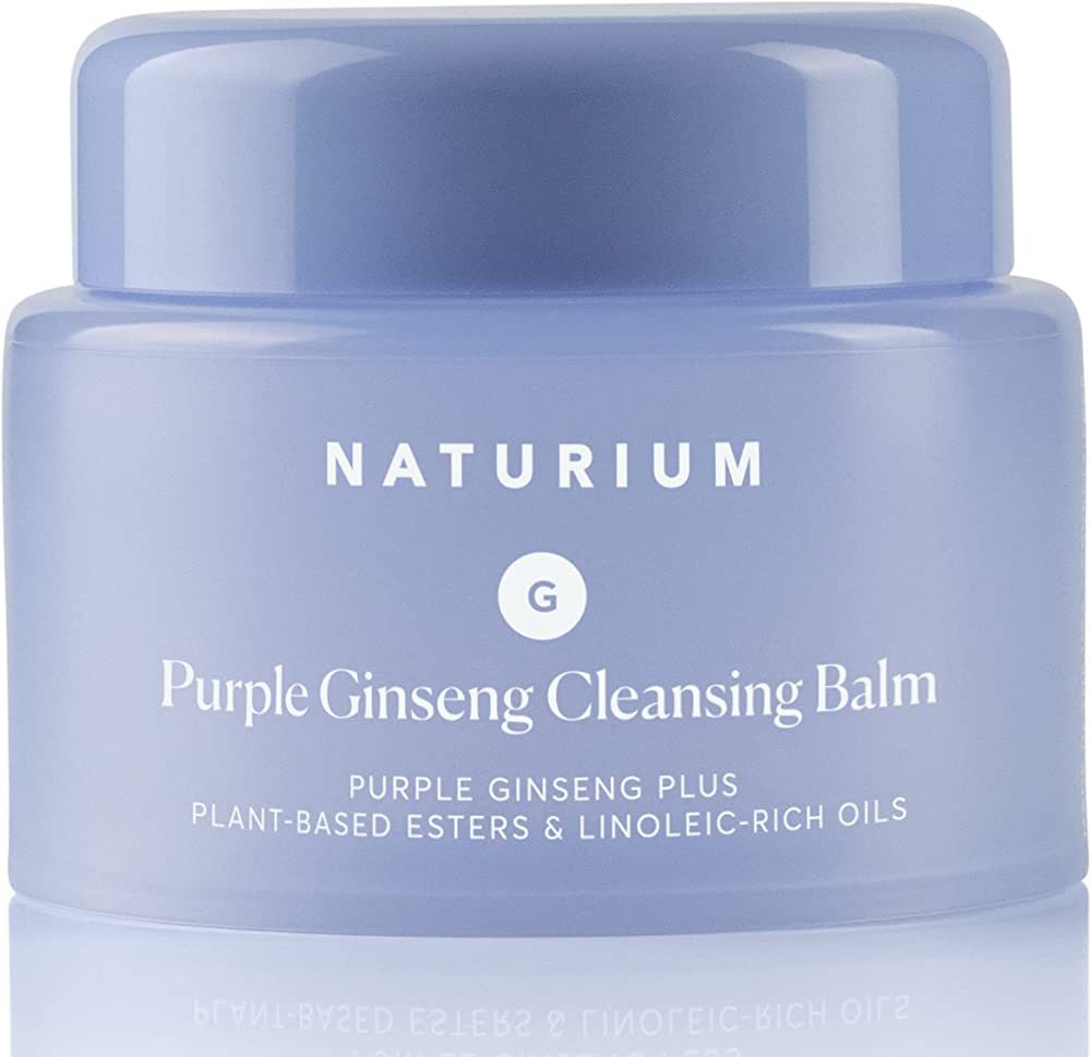 Naturium Purple Ginseng Cleansing Balm Plus Plant-Based Esters & Linoleic-Rich Oils, Smoothing Fa... | Amazon (US)