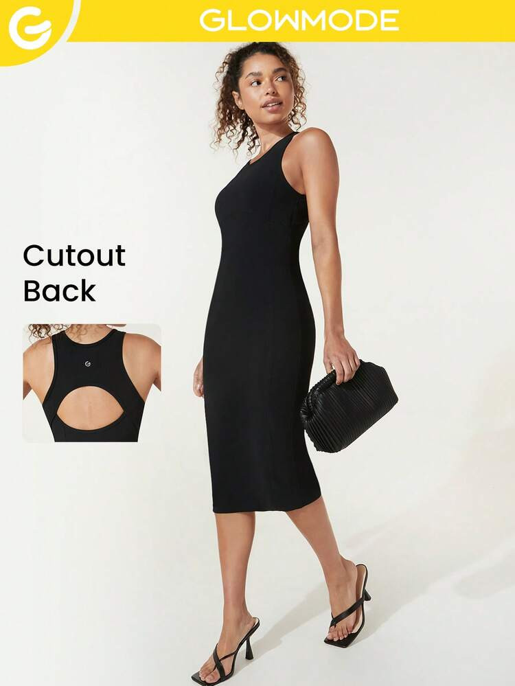 GLOWMODE Flex Form Ribbed Active Wrap Midi Dress
       
              
              $29.00     ... | SHEIN