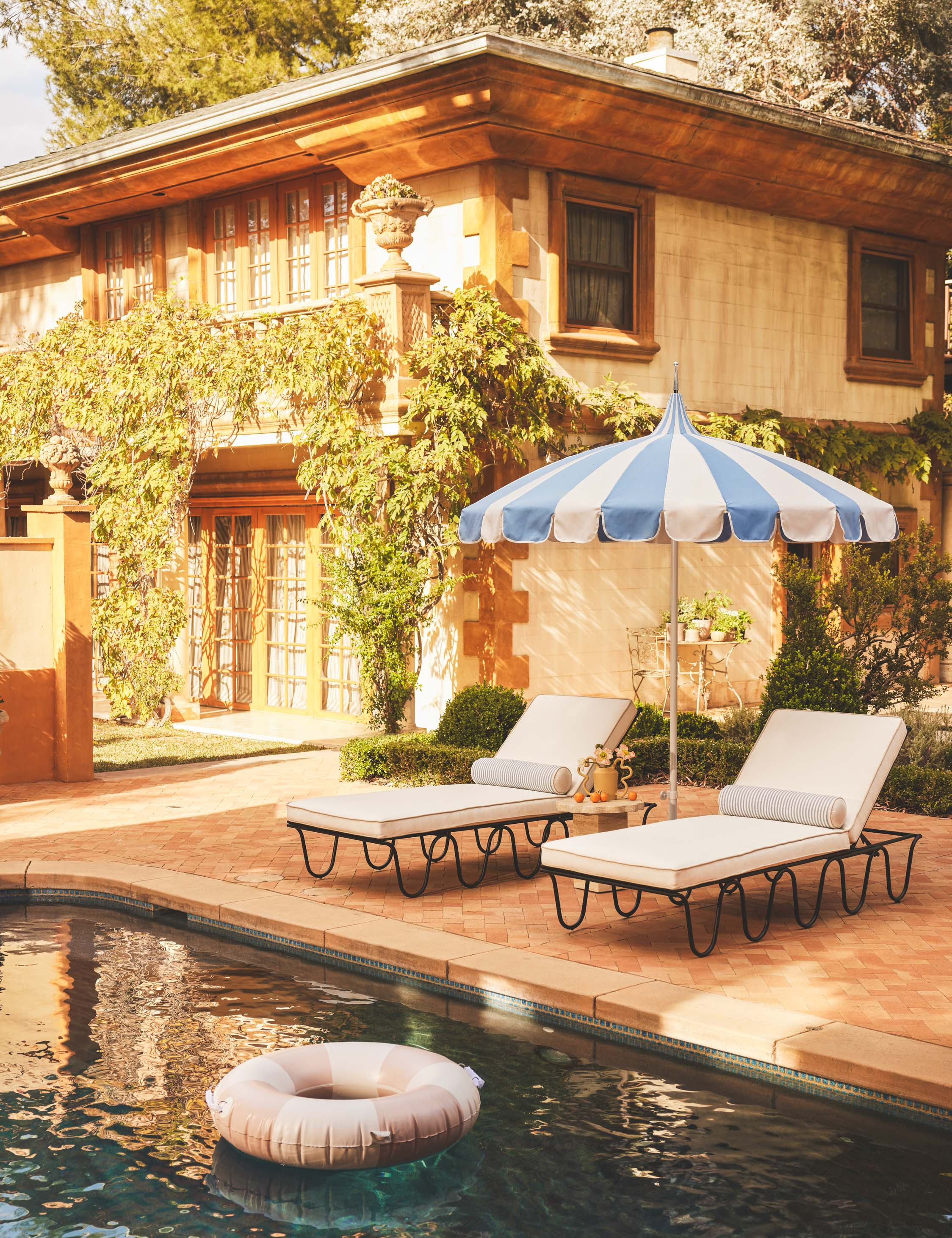 Peggy Outdoor Chaise by Sarah Sherman Samuel | Lulu and Georgia 