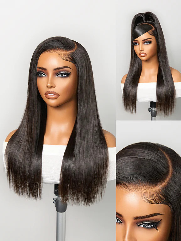 All-Day Comfort\u2122 Bone Straight with Baby Hair 7x6 Closure HD Lace Wig 180% / 250% | Luvmehair