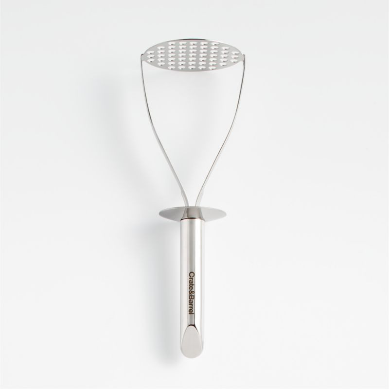 Crate & Barrel Stainless Steel Potato Masher | Crate & Barrel | Crate & Barrel