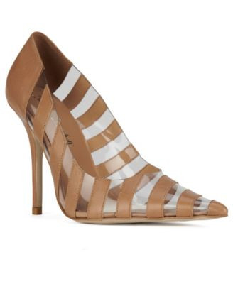 Jeffrey Campbell Women's Opaque Stiletto Heel Pumps - Tan | Macy's