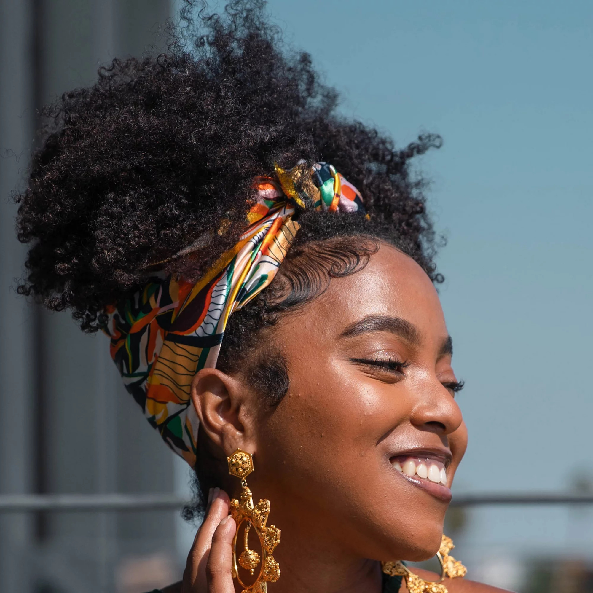 Glow by Daye Charmeuse Satin Hair Scarf | Kohl's