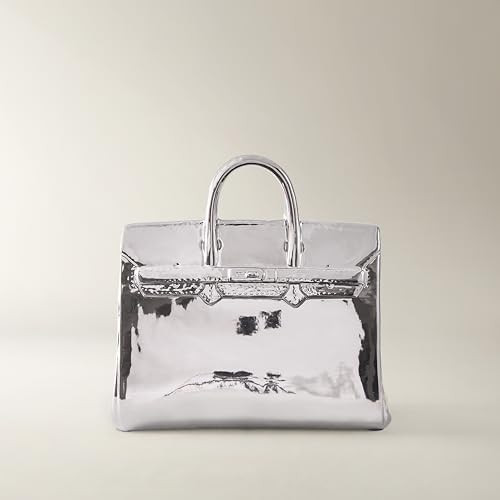 Z Gallerie Handbag Coin Bank, Elegant Finish Purse Piggy Bank for Desk Decor, Small,Silver | Amazon (US)