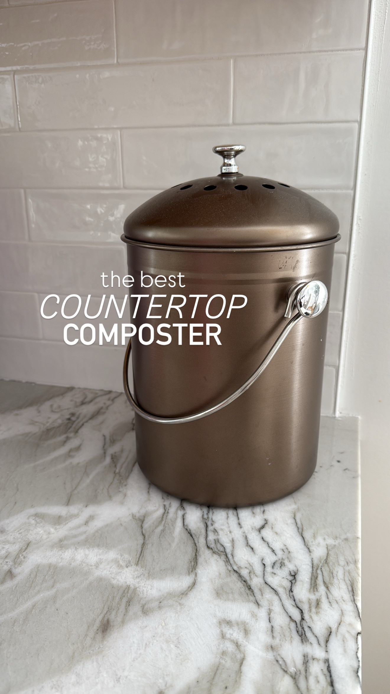 This is a kitchen must have for me - a beautiful and functional countertop compost bin. Doesn’t smell bad and i love the antique vibe of this one. 

#LTKHome